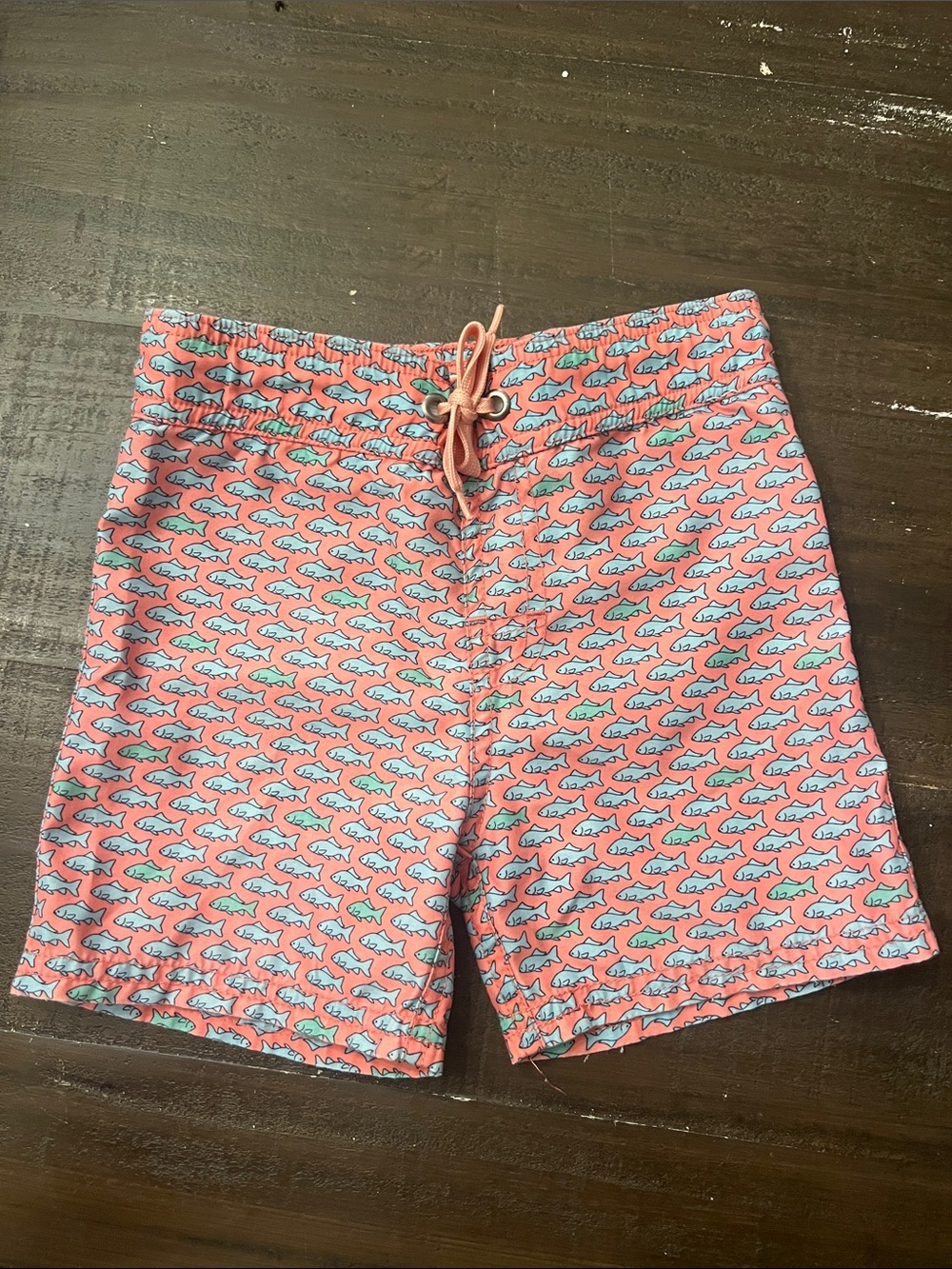 Coral Shark Print Swim Trunks